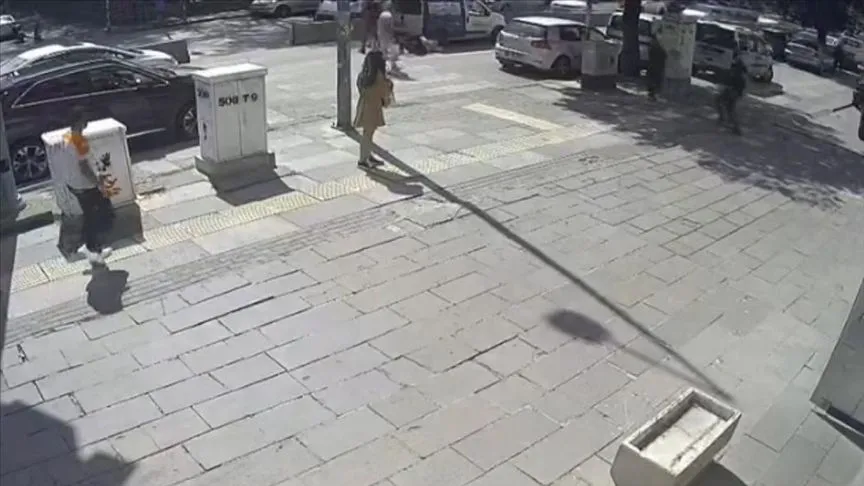 Ankara'da yaya geçidindeki kadını darbeden sürücü tutuklandı