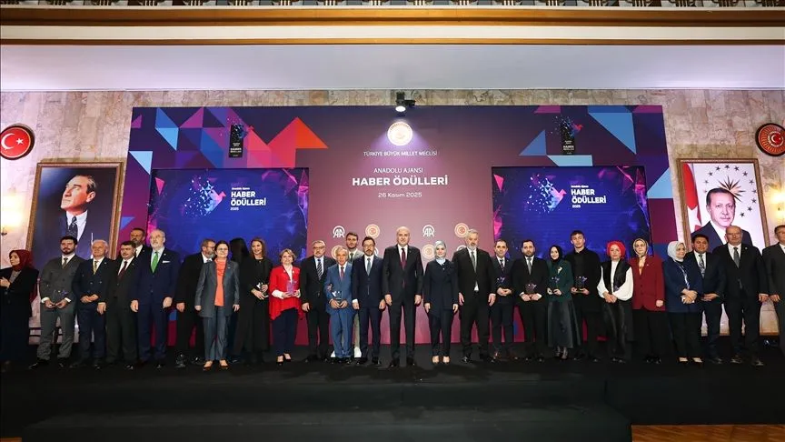 TBMM'de Anadolu Ajansı Haber Ödülleri Töreni düzenlendi
