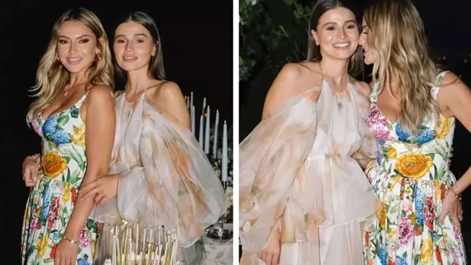 Hadise'den kardeşi Derya Açıkgöz'e görkemli parti!