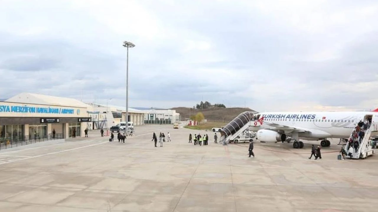 Amasya Merzifon Havalimanı temmuzda 12 bin 350 yolcuya hizmet verdi