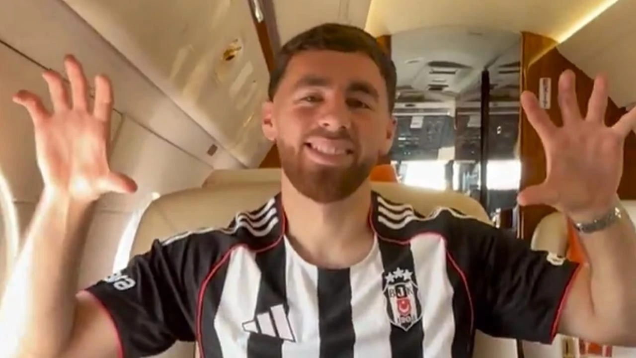 Beşiktaş'ın yıldızı Orkun Kökçü, İstanbul'a geldi