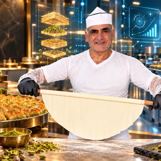 Viral Olan Videosunu Yapay Zeka Sandılar O Baklavacılığa Yapay Zekayı Taşıyor: "Mühendis Kafasıyla Düşünüyorum"