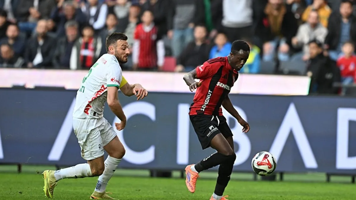 Gaziantep FK ile Corendon Alanyaspor yenişemedi!