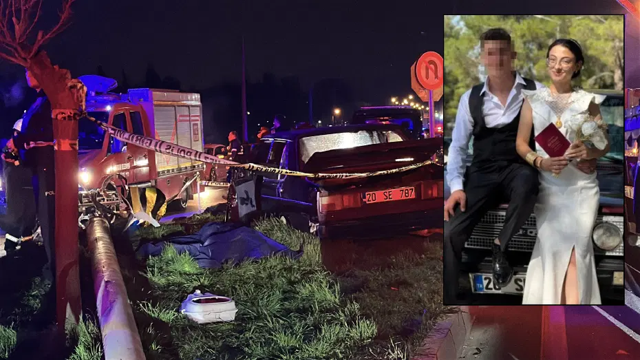 6 aylık evli çifti ayıran kaza. Kamyon sürücüsü gözaltında