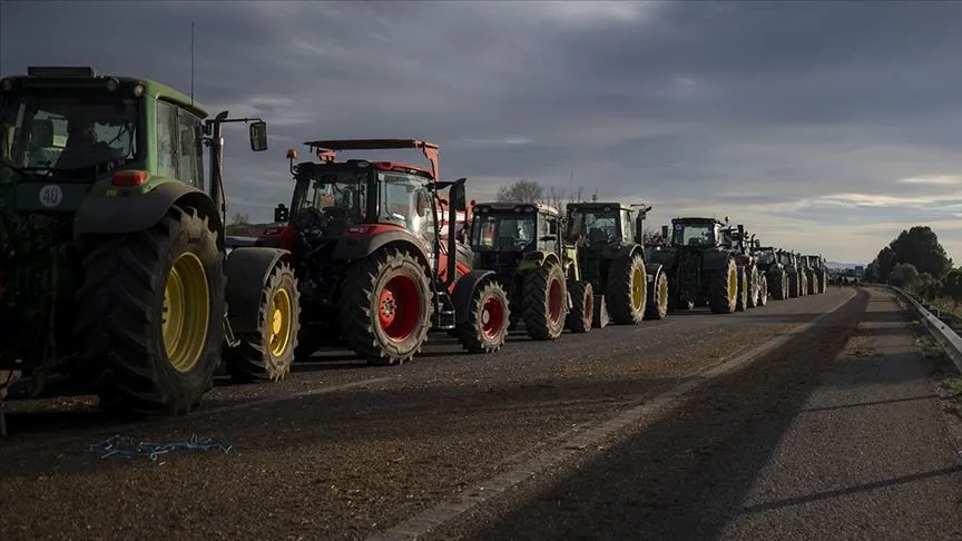 AB-MERCOSUR anlaşmasına karşı çıkan İspanyol çiftçiler protestolarını sürdürüyor