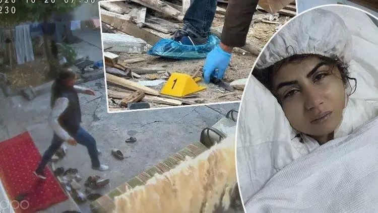 Dehşet Anları Kamerada! Belinde Bıçakla Eve Girdi, Anne Ve Kızına Saldırdı