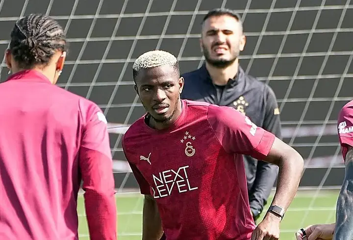 Galatasaray'a Victor Osimhen'den iyi haber! Çalışmalar tamamlandı...