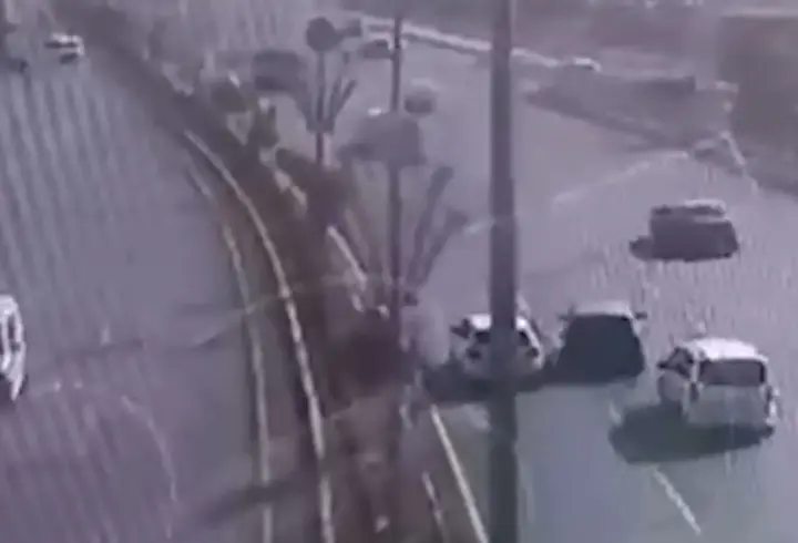 Şanlıurfa’da 2 kişinin öldüğü zincirleme kazanın görüntüleri ortaya çıktı