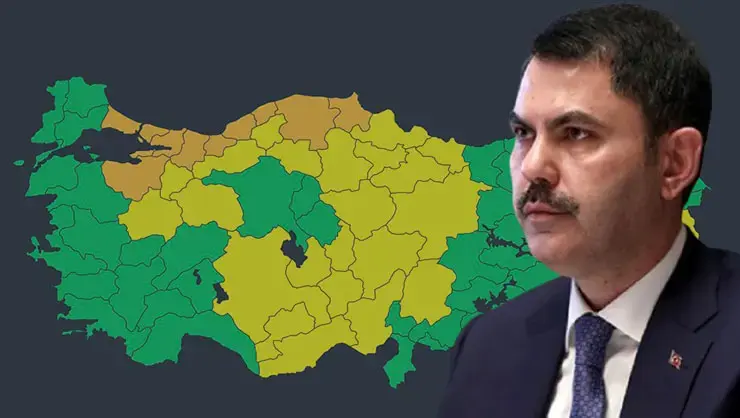 Bakan Kurum’dan Hava Durumu Uyarısı! Meteoroloji Haritasını Paylaştı: 36 İl İçin Alarm Verildi