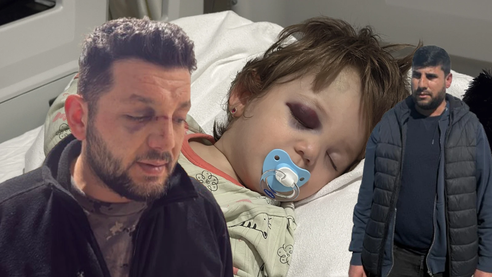 Gürültü kavgasının görüntüleri ortaya çıktı... 14 aylık bebek hastanelik olmuştu