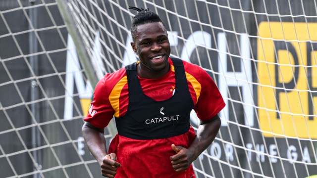 Galatasaray'da Wilfried Singo Takımla Çalıştı