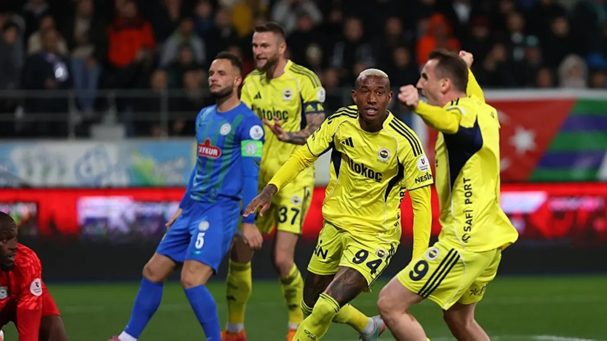 Fenerbahçe'den Rize'de geri dönüş! Derbi öncesi 5 gol birden