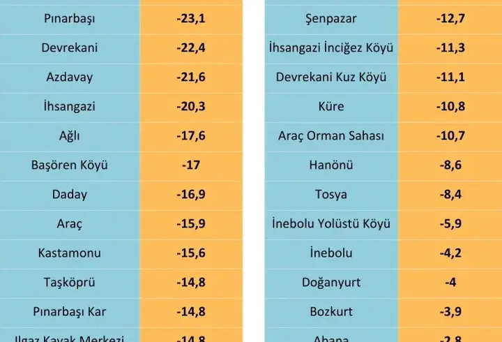Kastamonu'da 328 köy yolu kardan kapalı (2)