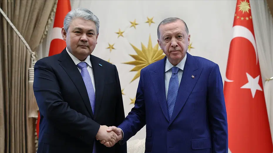Cumhurbaşkanı Erdoğan, Kazakistan Dışişleri Bakanı Koşerbayev ile görüştü