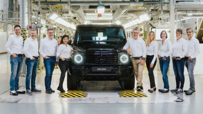 Mercedes-Benz, 600 bininci G-Class’ın üretim hattından indirildiğini duyurdu