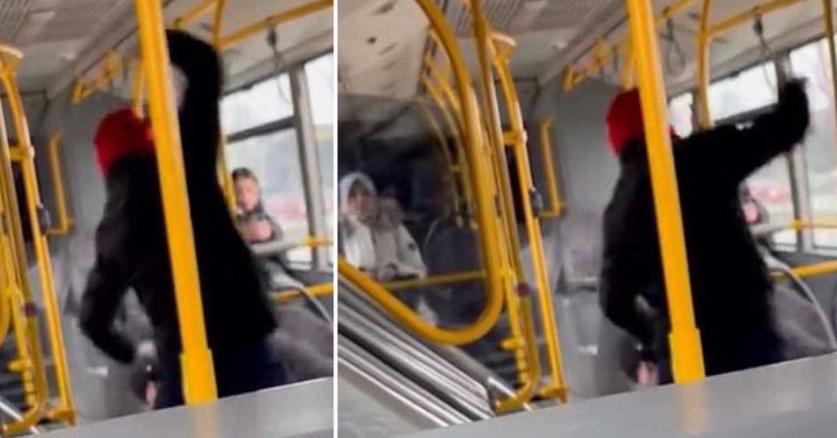 Belediye otobüsünde dehşet kamerada! Öldüresiye darp etti!