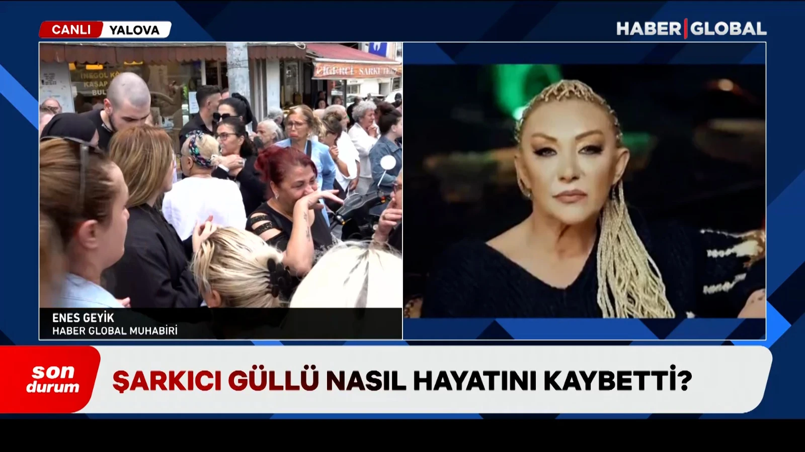Şarkıcı Güllü’nün yakınları gözyaşlarına boğuldu