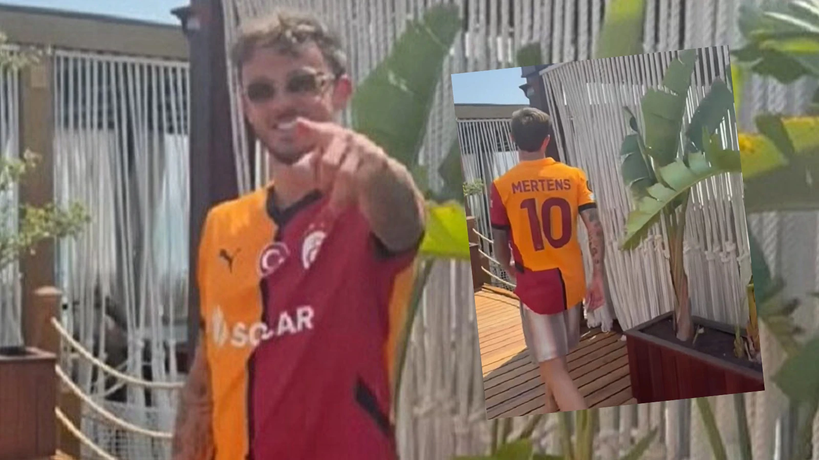 Premier Lig yıldızı Galatasaray formasıyla paylaşım yaptı