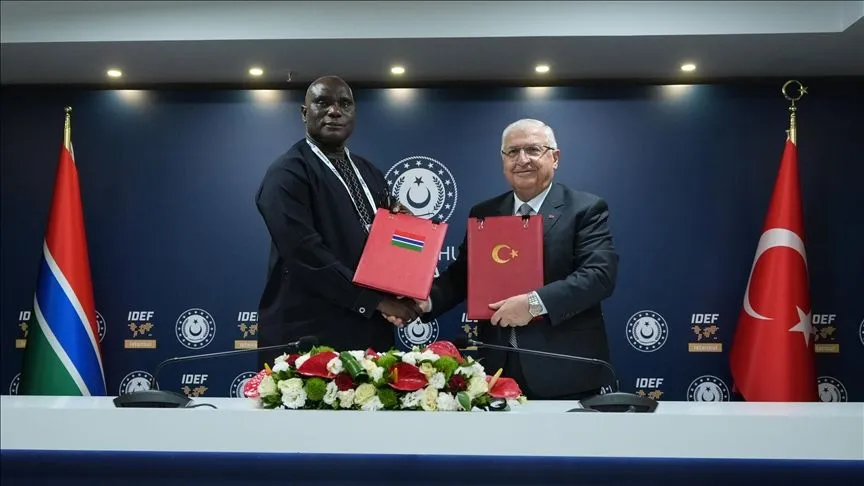 Türkiye ile Gambiya arasında askeri, mali işbirliği protokolü imzalandı
