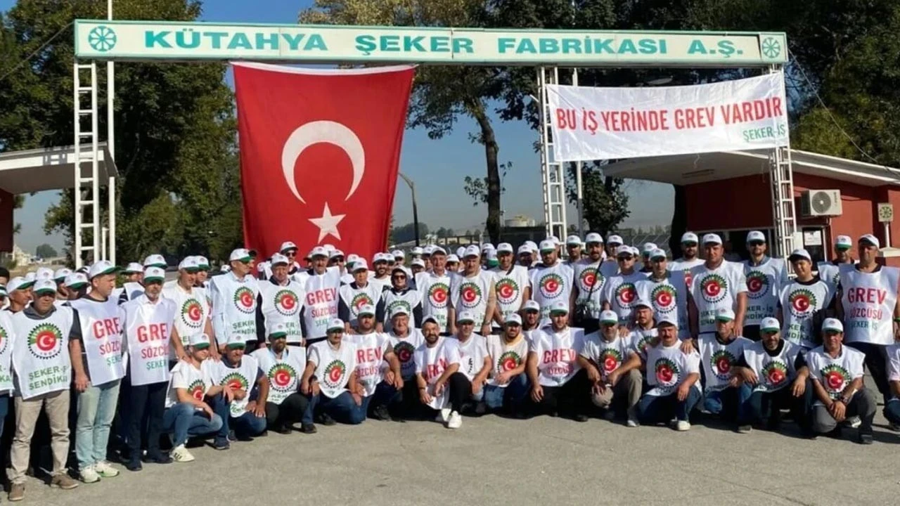 Kütahya Şeker Fabrikası'nda anlaşma sağlandı, grev sona erdi