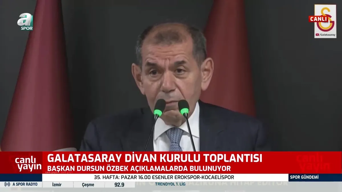 Galatasaray Divan Kurulu'nda gergin anlar! İşte yaşananlar