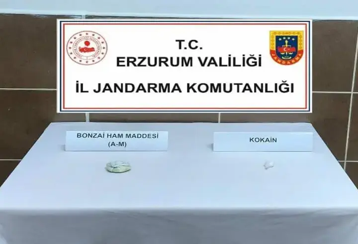 Erzurum'da uyuşturucu operasyonlarında 2 zanlı tutuklandı