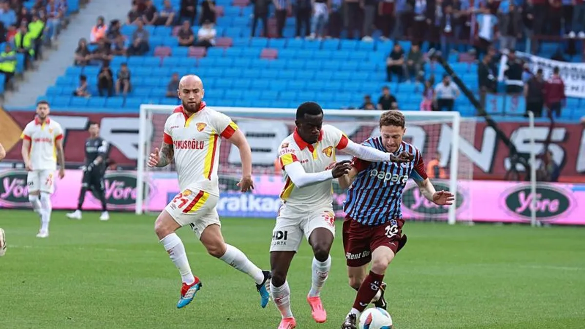 Trabzonspor 1-1 Göztepe (MAÇ SONUCU ÖZET)