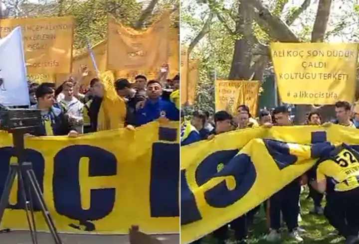 Fenerbahçe taraftarları, yönetimi istifaya çağırdı