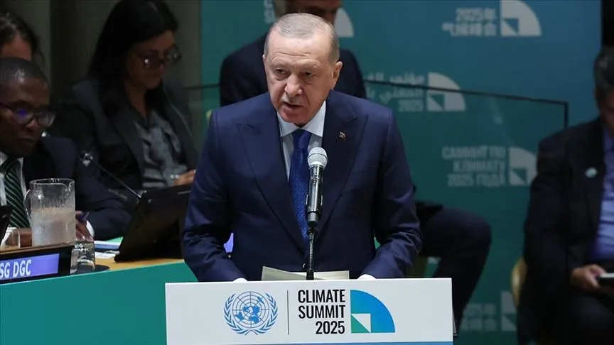 Cumhurbaşkanı Erdoğan BM İklim Zirvesi'nde konuştu