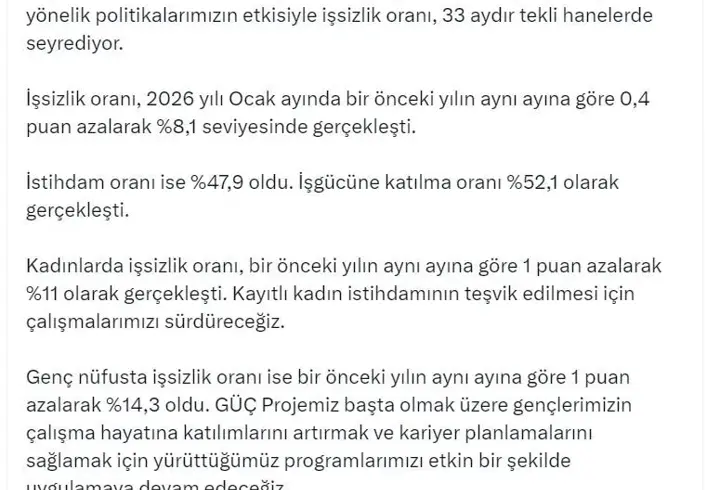 Bakan Işıkhan: İş arayan vatandaşlarımızın her zaman yanındayız