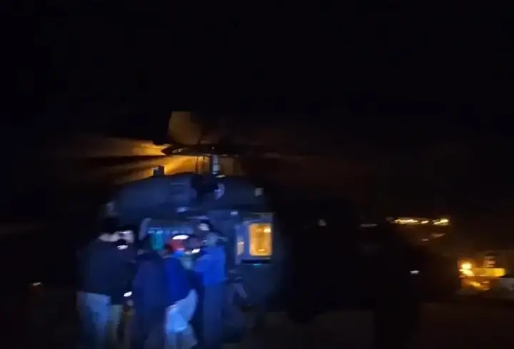 Beyin kanaması geçiren Özcan, helikopterle Van'a sevk edildi