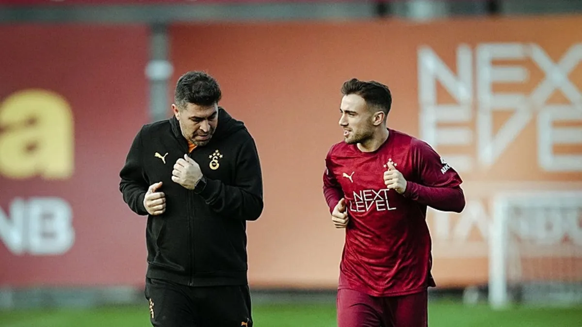Galatasaray Gençlerbirliği maçı hazırlıklarını sürdürdü