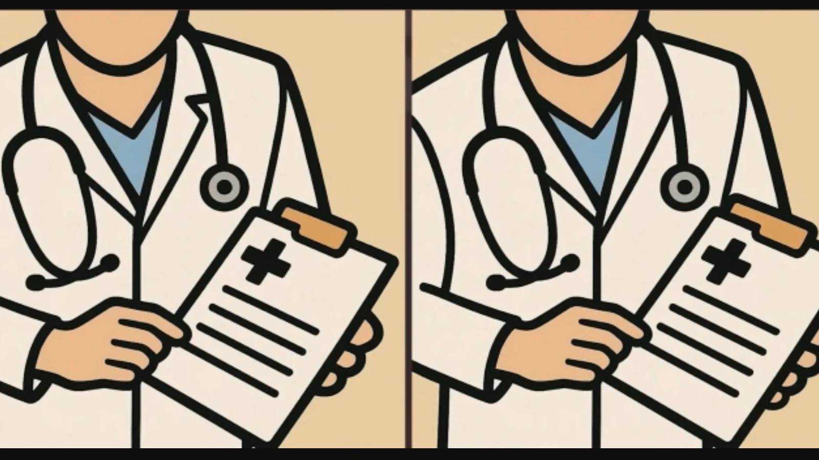 İki doktor arasındaki 3 farkı sadece dahiler buluyor