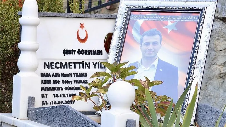 Necmettin öğretmen şehadetinin 8'inci yılında anılıyor