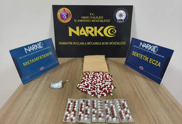 Ordu'da uyuşturucu operasyonunda 1 şüpheli tutuklandı
