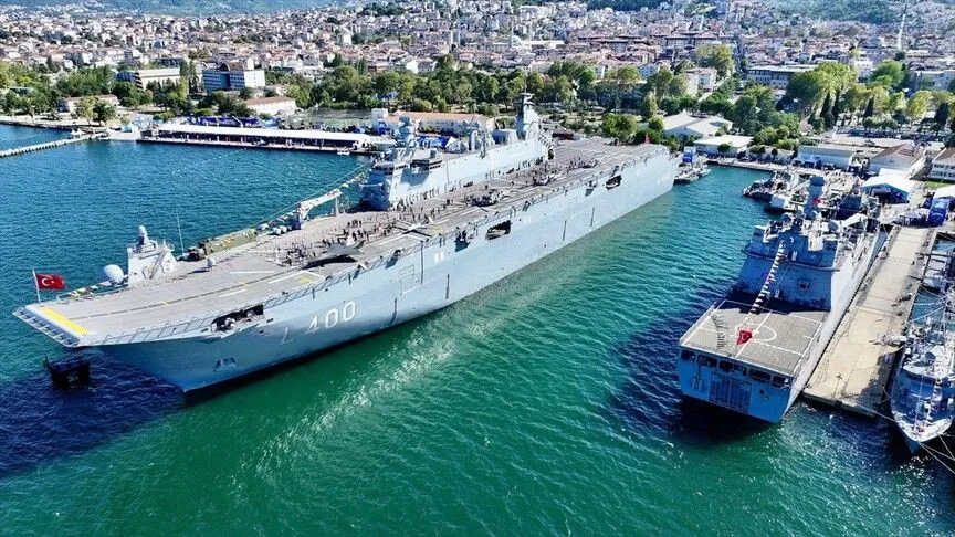 TEKNOFEST Mavi Vatan'da TCG Anadolu ilgi odağı oldu