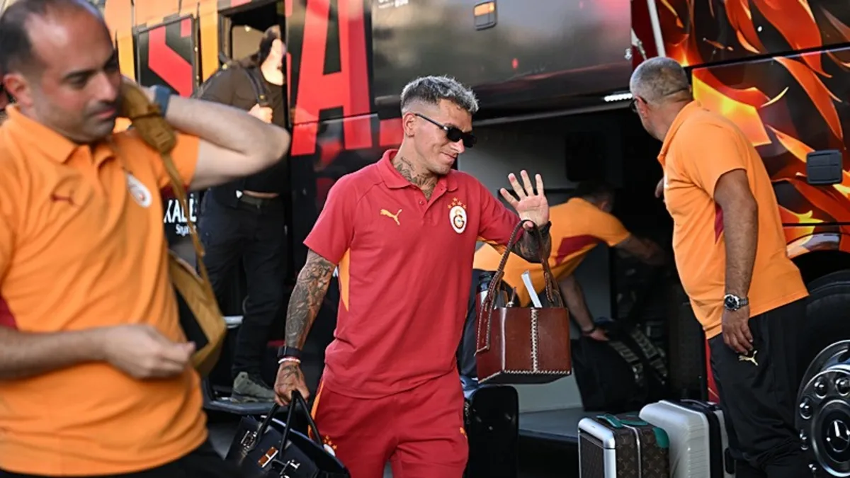 Galatasaray kafilesi Gaziantep'e ulaştı!
