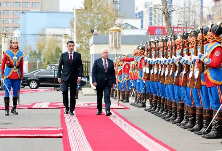 Milli Savunma Bakanı Güler, Moğolistan’da resmi törenle karşılandı