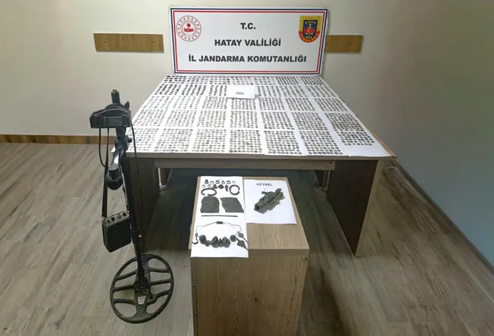Hatay’da tarihi eser kaçakçılığı operasyonu: 3 gözaltı