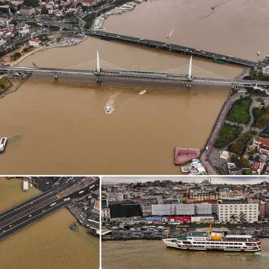 İstanbul Boğazı'nın Kıyı Kesimlerinde Denizin Rengi Kahverengiye Döndü