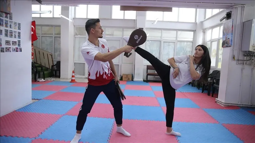 İşitme engelli milli tekvandocu Didem'in hedefi olimpiyat şampiyonluğu