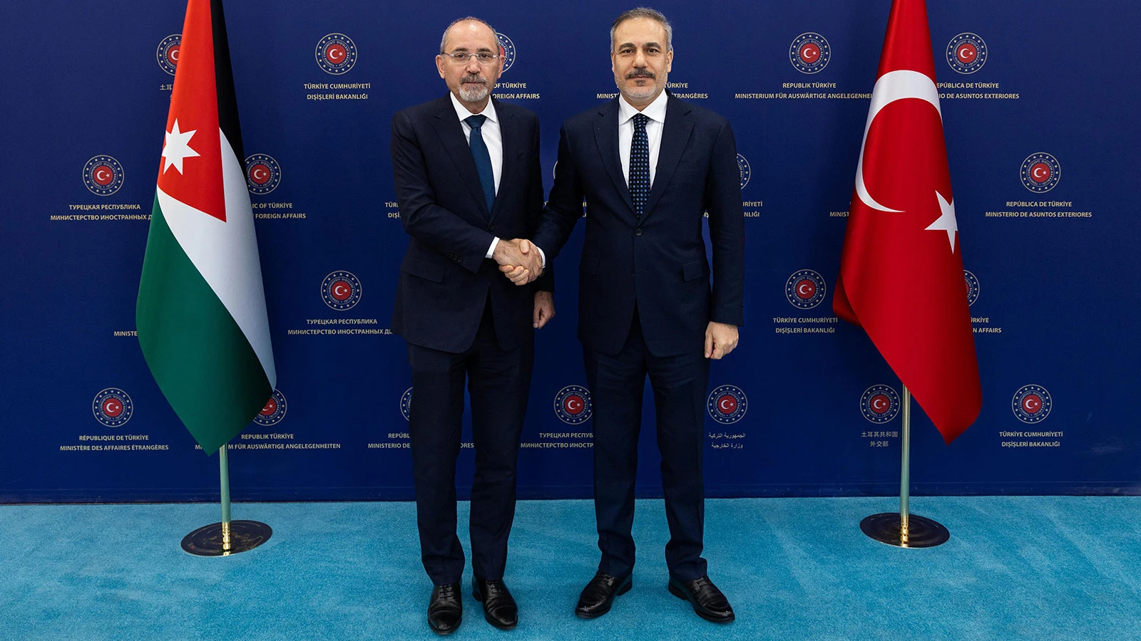 Bakan Fidan, Ürdünlü mevkidaşı es-Safedi ile görüştü