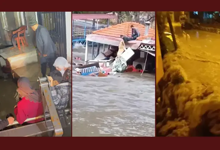 Ege ve Akdeniz'i sağanak vurdu: 4 il sular altında kaldı