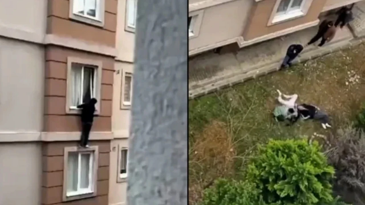 Ümraniye’de aile korkusu: Yakalanmamak için 4. kattan atladılar