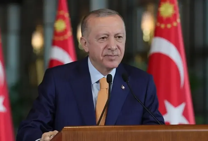 Erdoğan'dan Süper Kupa'yı kazanan Fenerbahçe'ye tebrik