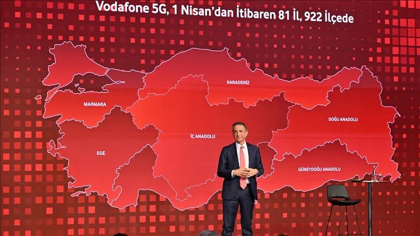 Vodafone 1 Nisan'da 81 il ve 922 ilçede 5G hizmetini başlatacak