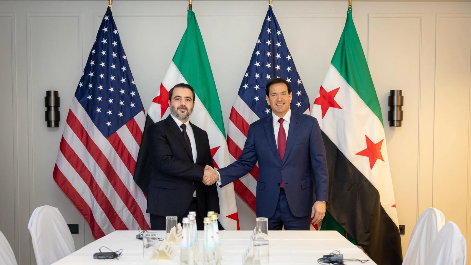 Suriye Dışişleri Bakanı Şeybani, ABD’li mevkidaşı Rubio ile görüştü