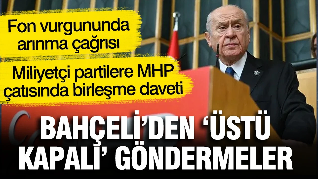 Bahçeli Grup Toplantısında Konuşuyor