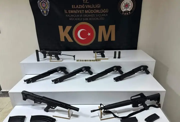 Elazığ’da ruhsatsız silah operasyonu: 1 tutuklama
