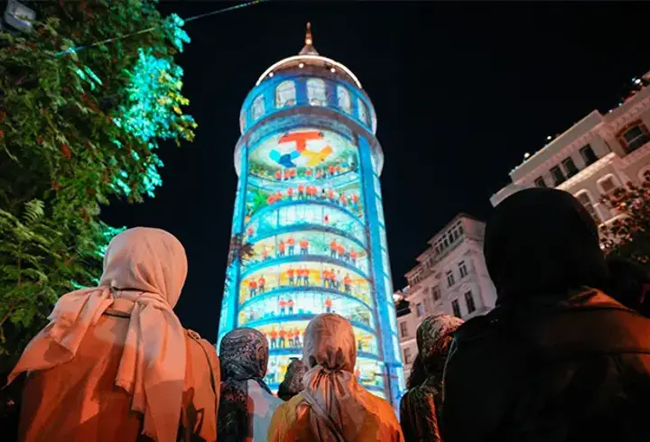 Galata Kulesi’ndeki TEKNOFEST etkinliğine büyük ilgi